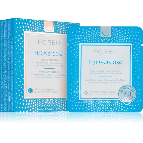 FOREO FOREO UFO™ H2Overdose hidratantna maska za lice 6 kom