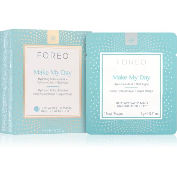 FOREO FOREO UFO™ Make My Day zaštitna maska za lice s hidratantnim učinkom 7 x 6 g