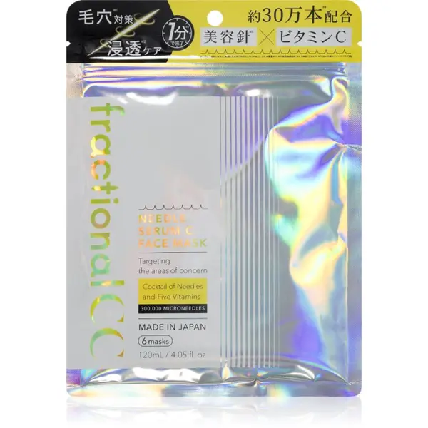 fractional CC fractional CC Needle Serum C Face Mask posvjetljujuća maska za lice s hidratantnim učinkom 6 kom