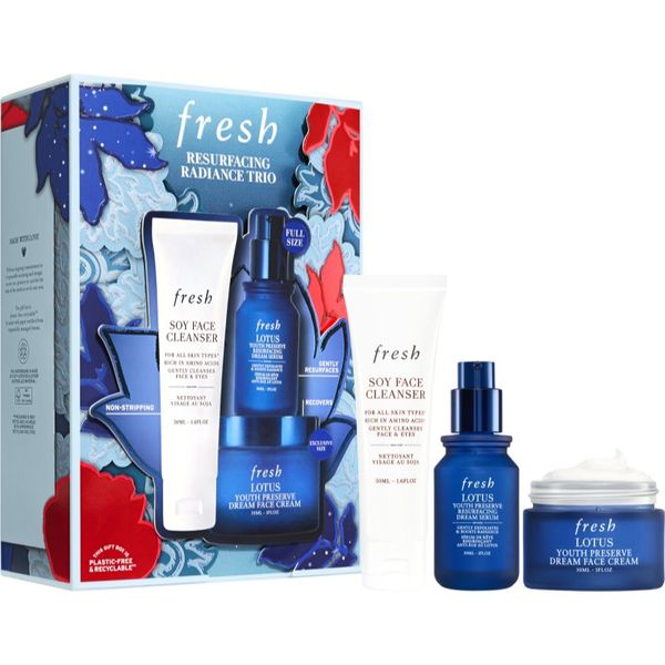 fresh fresh Lotus Resuracing Trio set za njegu lica