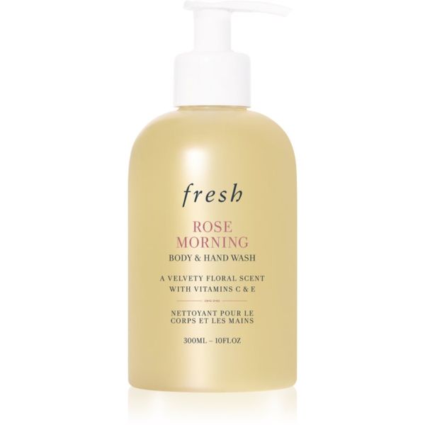 fresh fresh Rose Morning Body & Hand Wash gel za tuširanje iz ruže 300 ml