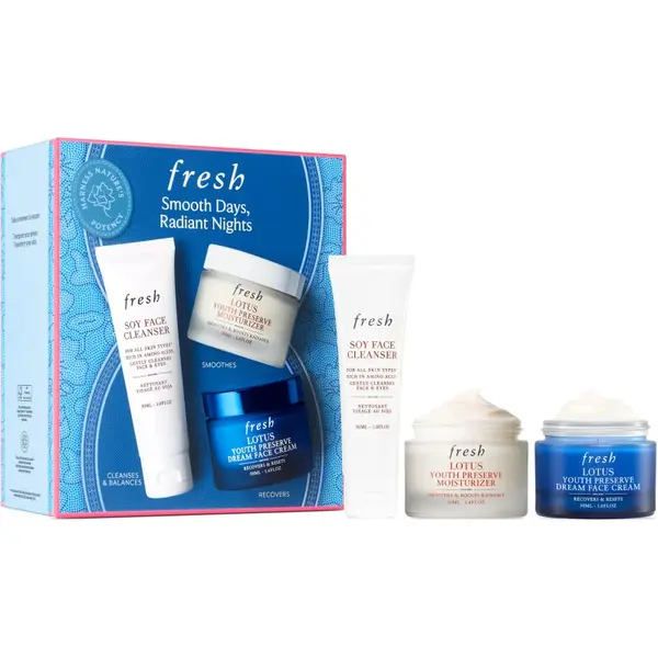 fresh fresh Smooth Days, Radiant Nights set za njegu lica