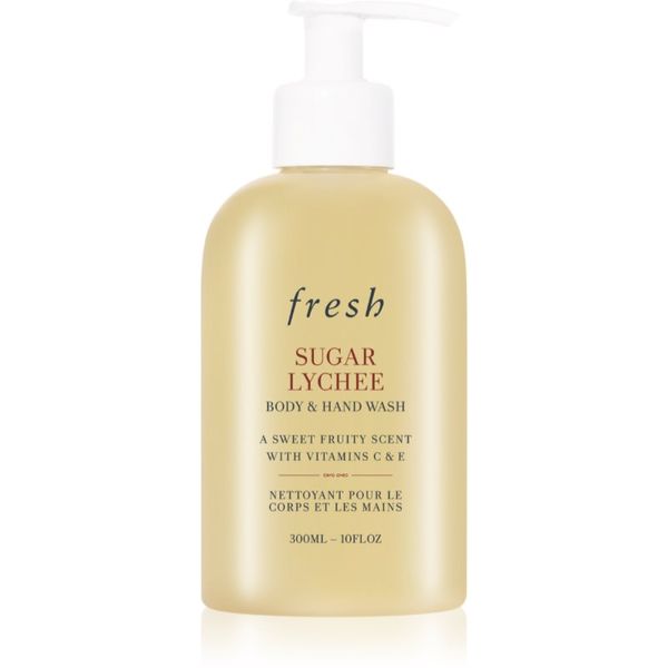 fresh fresh Sugar Lychee Body & Hand Wash gel za tuširanje 300 ml