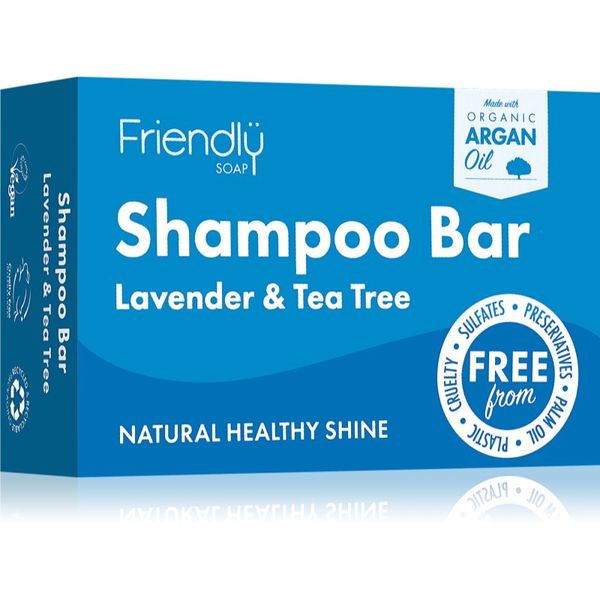 Friendly Soap Friendly Soap Natural Shampoo Bar Lavender and Tea Tree prirodni sapun za kosu 95 g