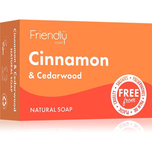 Friendly Soap Friendly Soap Natural Soap Cinnamon & Cedarwood prirodni sapun 95 g