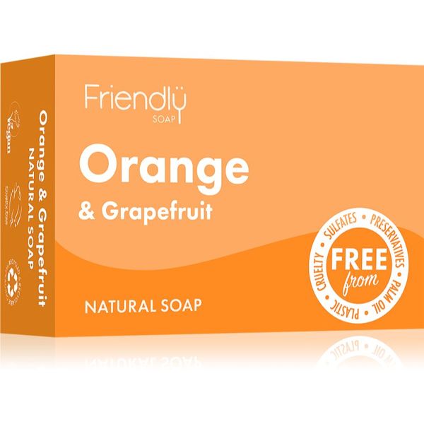 Friendly Soap Friendly Soap Natural Soap Orange & Grapefruit prirodni sapun 95 g