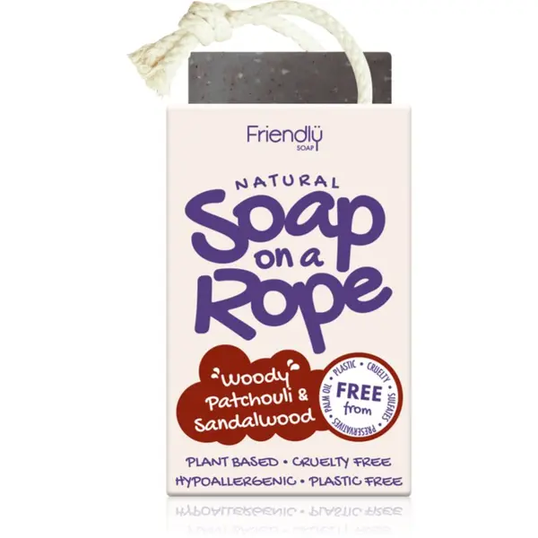 Friendly Soap Friendly Soap Soap on a Rope Patchouli & Sandalwood prirodni sapun na uzici 95 g