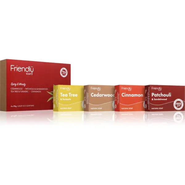 Friendly Soap Friendly Soap Spicy & Woody poklon set
