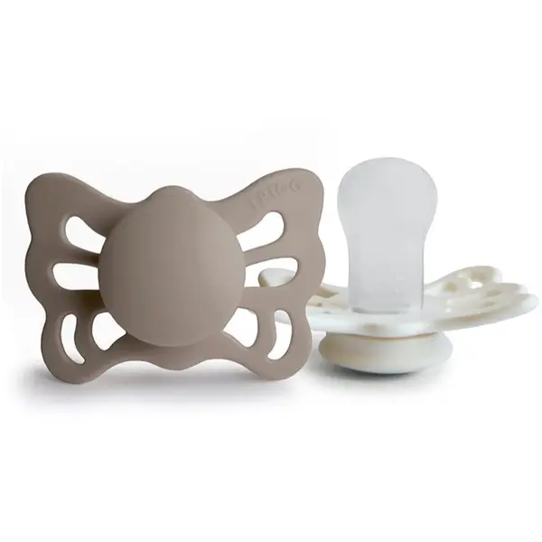 FRIGG FRIGG Butterfly Size 1:0-6 months duda Portobello/Cream 2 kom