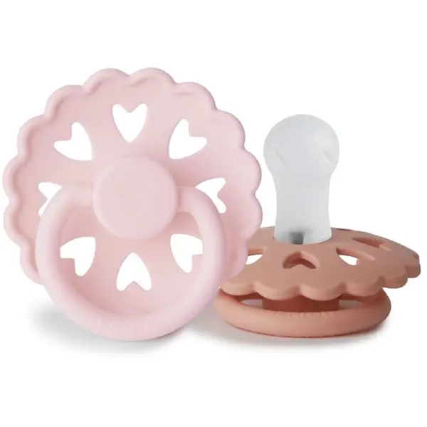 FRIGG FRIGG Fairytale Round Silicone 2-Pack Size 1 duda The Snow Queen/The Princess and the Pea 2 kom