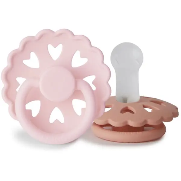FRIGG FRIGG Fairytale Round Silicone 2-Pack Size 2 duda The Snow Queen/The Princess and the Pea 2 kom