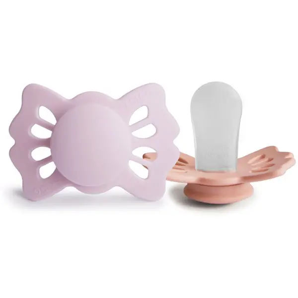FRIGG FRIGG Lucky Size 1:0-6 months duda Soft Lilac/Pretty in Peach 2 kom