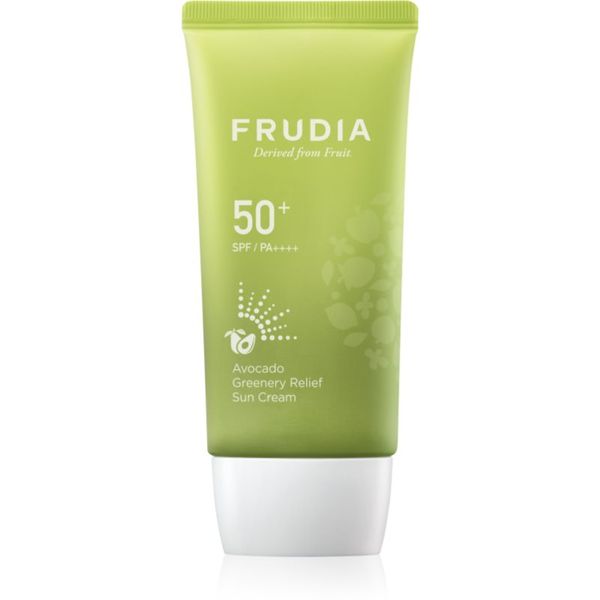 Frudia Frudia Sun Avocado Greenery Relief hidratantna zaštitna krema za osjetljivu kožu lica SPF 50+ 50 g