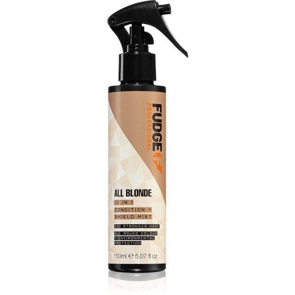 Fudge Fudge All Blonde 10 in 1 Condition & Shield Mist hranjivo termozaštitno mlijeko za plavu kosu 150 ml