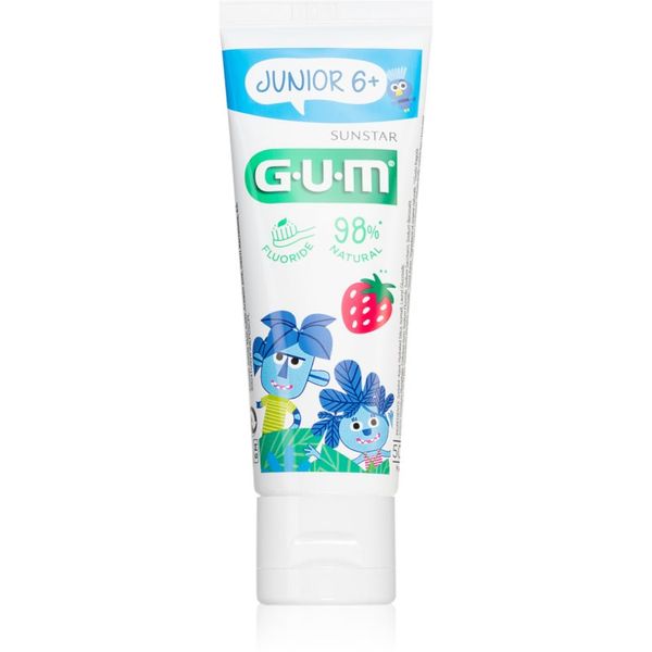 G.U.M G.U.M Junior 6+ dječji gel za zube okus Strawberry 50 ml