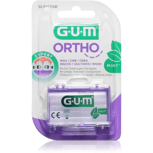 G.U.M G.U.M Ortho Mint vosak za ortodontske aparate 5 kom