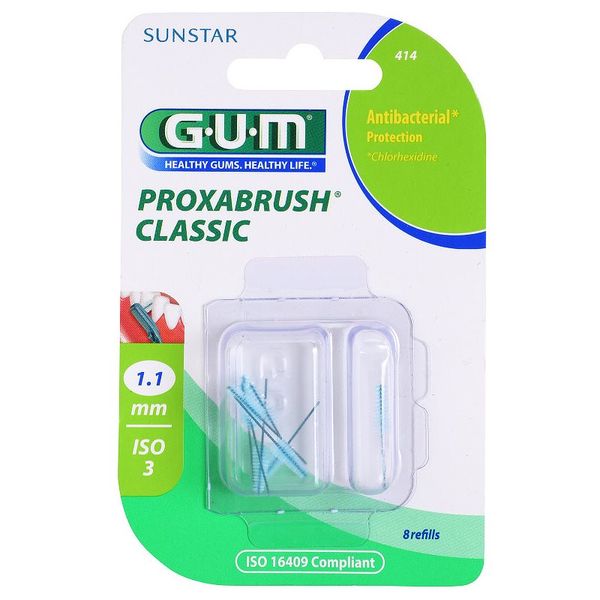 G.U.M G.U.M Proxabrush Classic zamjenske međuzubne četkice u blisteru 8 kom 1,1 mm 8 kom