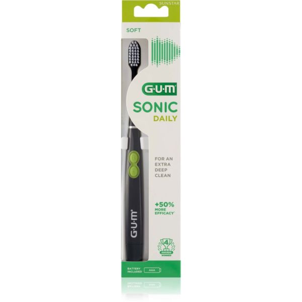G.U.M G.U.M Sonic Daily sonična četkica za zube Black 1 kom