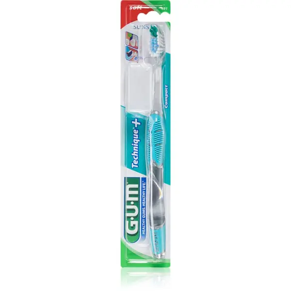 G.U.M G.U.M Technique+ Compact četkica za zube s kratkom glavom soft 1 kom