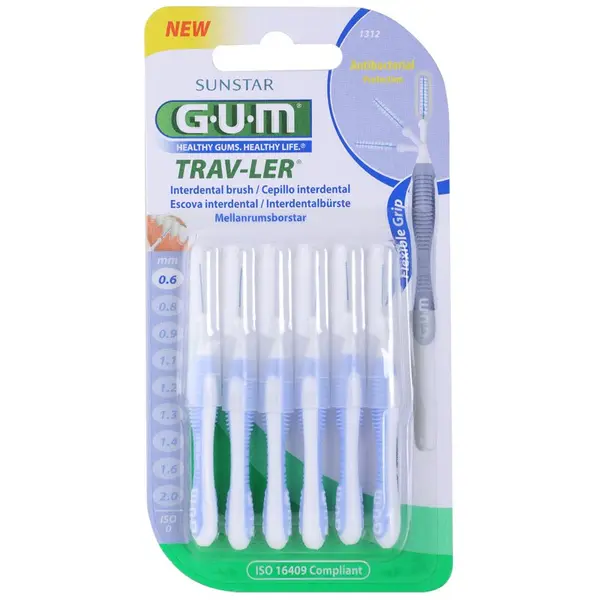 G.U.M G.U.M Trav-Ler Interdental međuzubne četkice 0,6 mm 6 kom