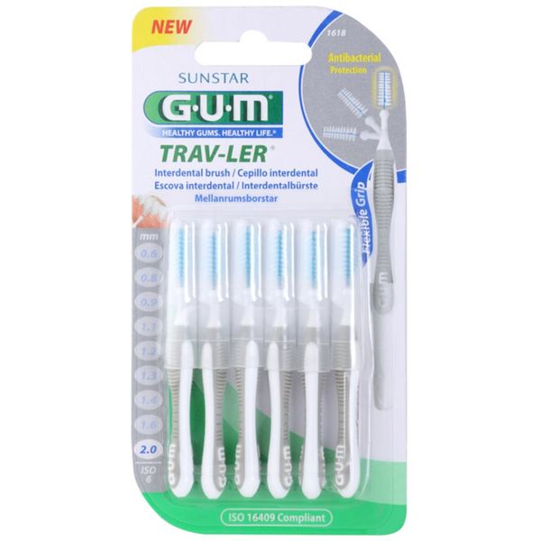 G.U.M G.U.M Trav-Ler međuzubne četkice 2,0 mm 6 kom