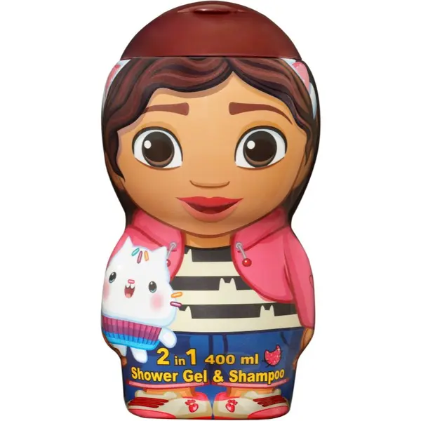 Gabby's Dollhouse Gabby's Dollhouse 2D Kids Gentle gel za tuširanje i šampon 2 u 1 400 ml