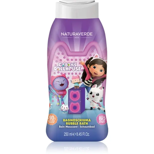 Gabby's Dollhouse Gabby's Dollhouse Naturaverde Kids pjena za kupanje za djecu 250 ml