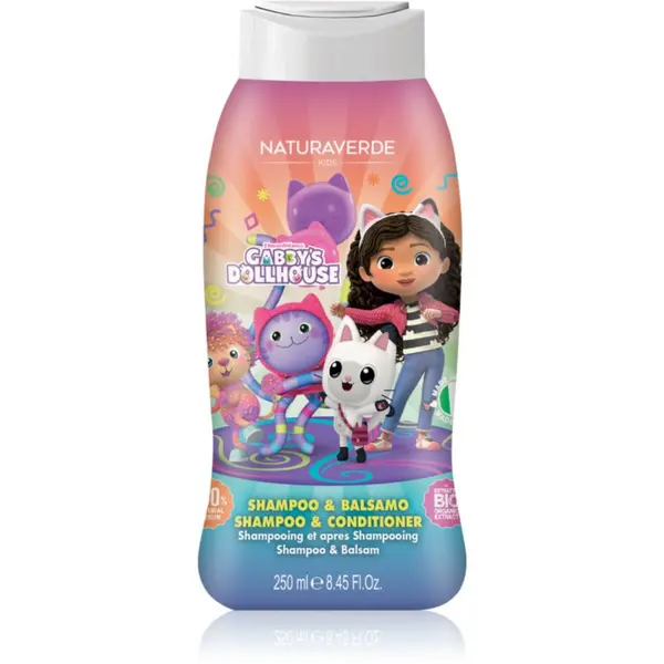 Gabby's Dollhouse Gabby's Dollhouse Naturaverde Kids šampon i regenerator za djecu 250 ml