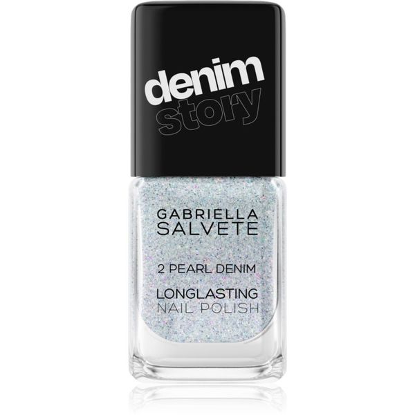 Gabriella Salvete Gabriella Salvete Denim Story dugotrajni lak za nokte nijansa 02 Pearl Denim 11 ml