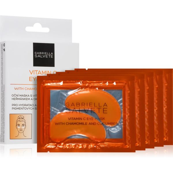 Gabriella Salvete Gabriella Salvete Eye Mask Vitamin C maska za oči za sjaj i hidrataciju 5x2 kom
