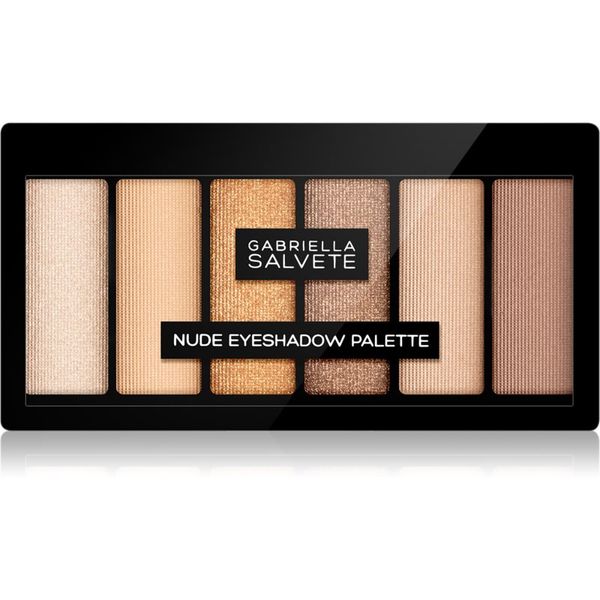 Gabriella Salvete Gabriella Salvete Eyeshadow 6 Shades Palette paleta sjenila za oči nijansa 01 Nude 12 g
