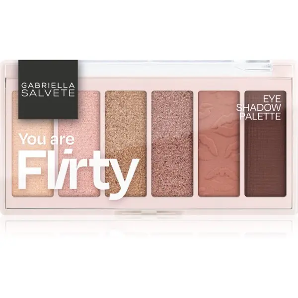Gabriella Salvete Gabriella Salvete Eyeshadow 6 Shades Palette paleta sjenila za oči nijansa You are Flirty 12 g