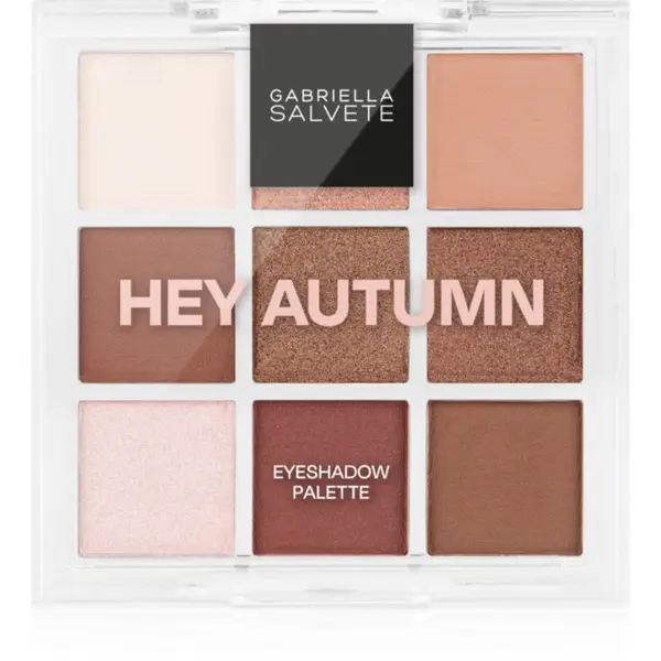 Gabriella Salvete Gabriella Salvete Eyeshadow 9 Shades Palette paleta sjenila za oči nijansa Bronze 9 g
