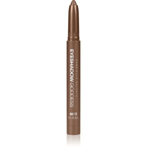 Gabriella Salvete Gabriella Salvete Eyeshadow Goddess kremasto sjenilo za oči u olovci nijansa Matte 01 Soul 1.3 g