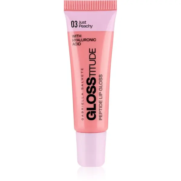 Gabriella Salvete Gabriella Salvete Glosstitude Peptide Lip Gloss hidratantno sjajilo za usne nijansa 03 Just Peachy 10 ml