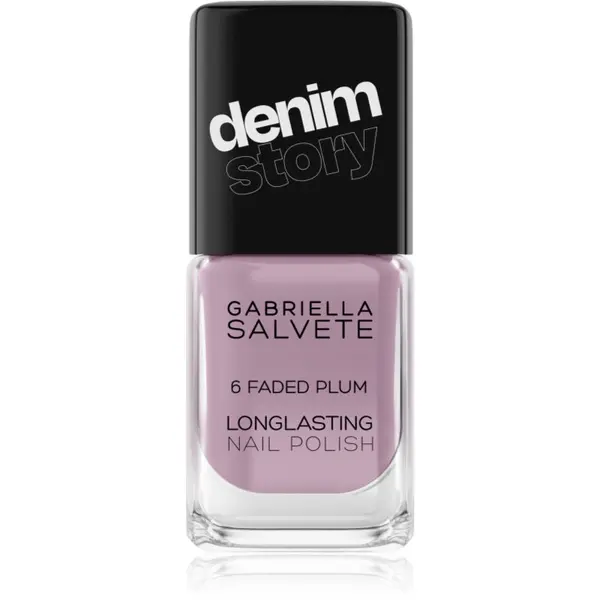 Gabriella Salvete Gabriella Salvete Longlasting Enamel Denim Story dugotrajni lak za nokte nijansa 06 Faded Plum 11 ml