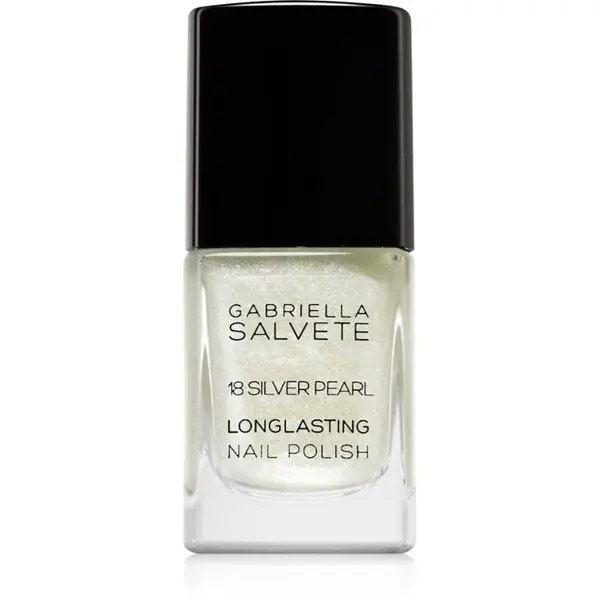 Gabriella Salvete Gabriella Salvete Longlasting Enamel dugotrajni lak za nokte s bisernim sjajem nijansa 18 Silver Pearl 11 ml