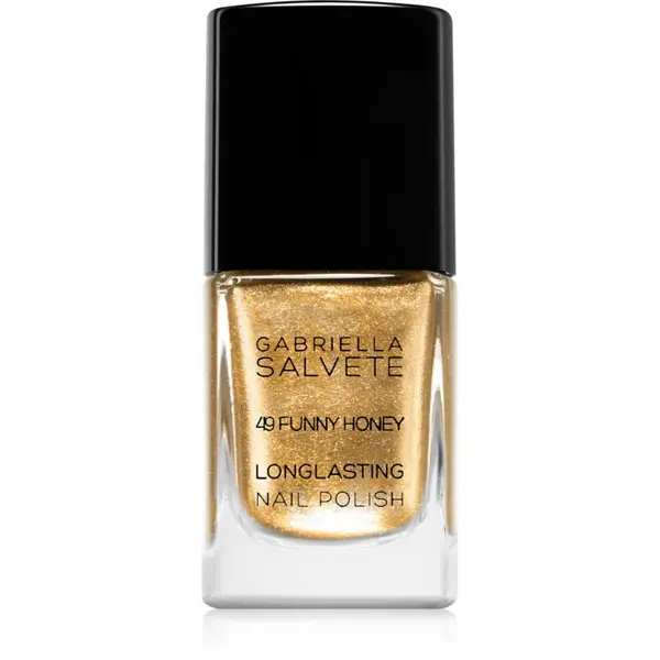 Gabriella Salvete Gabriella Salvete Longlasting Enamel dugotrajni lak za nokte sa šljokicama nijansa 49 Funny Honey 11 ml