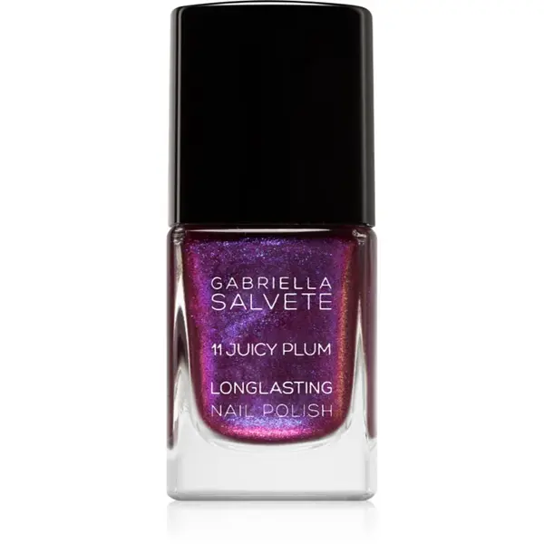 Gabriella Salvete Gabriella Salvete Longlasting Enamel lak za nokte s holografskim efektom nijansa 11 Juicy Plum 11 ml