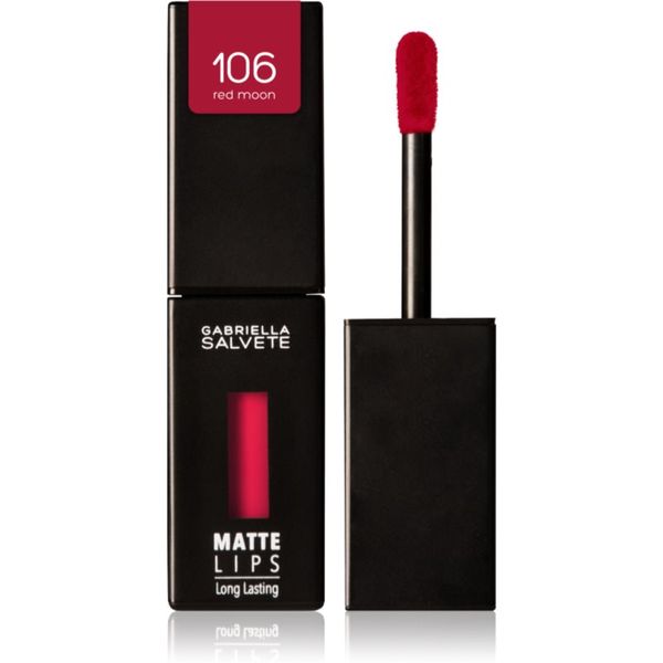 Gabriella Salvete Gabriella Salvete Matte Lips dugotrajni tekući ruž za usne s mat efektom nijansa 106 Red Moon 4,5 ml