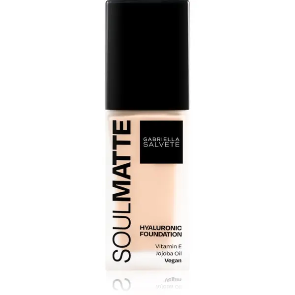 Gabriella Salvete Gabriella Salvete SoulMatte Hyaluronic Foundation dugotrajni puder s mat efektom nijansa 02W Ivory Warm 30 ml
