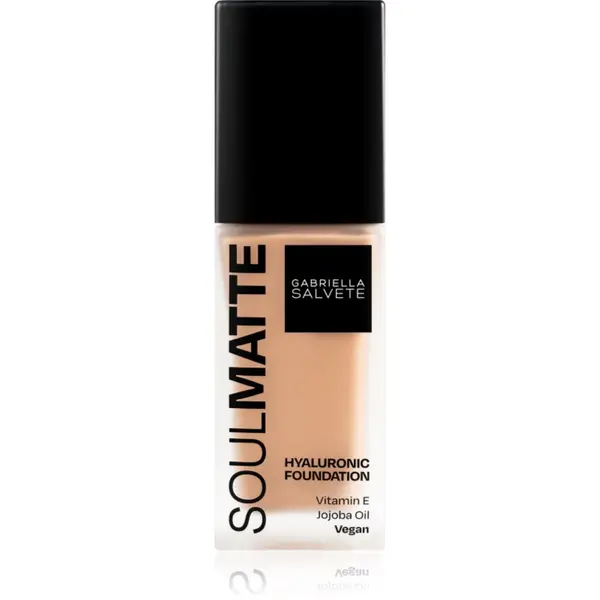 Gabriella Salvete Gabriella Salvete SoulMatte Hyaluronic Foundation dugotrajni puder s mat efektom nijansa 04W Golden Sand Warm 30 ml