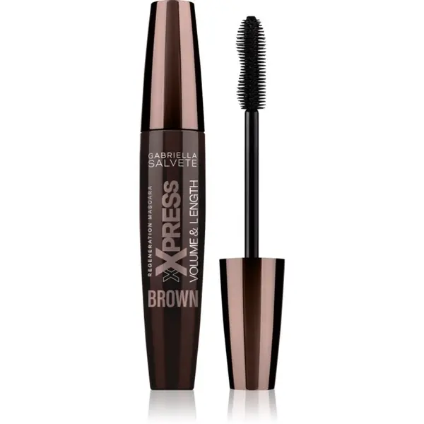Gabriella Salvete Gabriella Salvete XXPress Volume & Length maskara za produženje trepavica za savršeni volumen nijansa Brown 11 ml