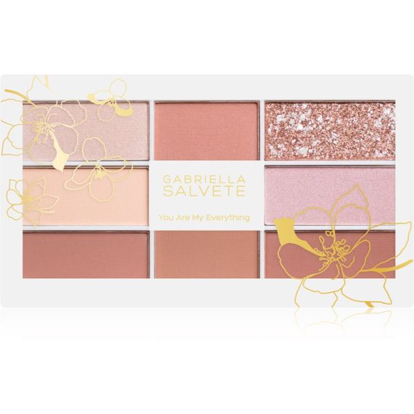 Gabriella Salvete Gabriella Salvete Yes, I Do! paleta sjenila za oči s rumenilom s bronzerom You Are My Everything 21,6 g