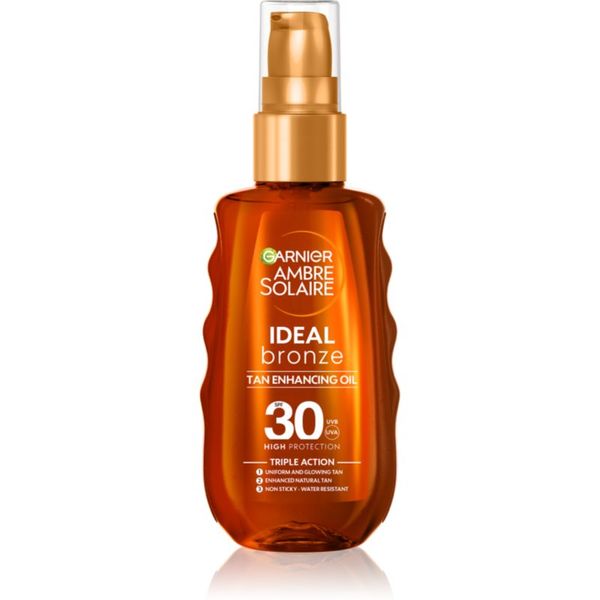 Garnier Garnier Ambre Solaire Ideal Bronze njegujuće ulje za sunčanje SPF 30 150 ml