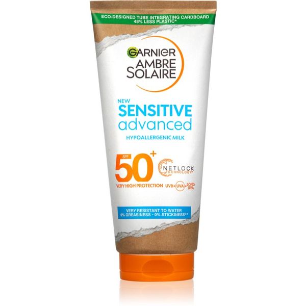 Garnier Garnier Ambre Solaire Sensitive Advanced mlijeko za sunčanje za osjetljivu kožu SPF 50+ 175 ml