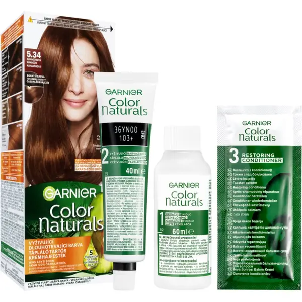 Garnier Garnier Color Naturals Creme boja za kosu nijansa 5.34 Mahagony Brown 1 kom
