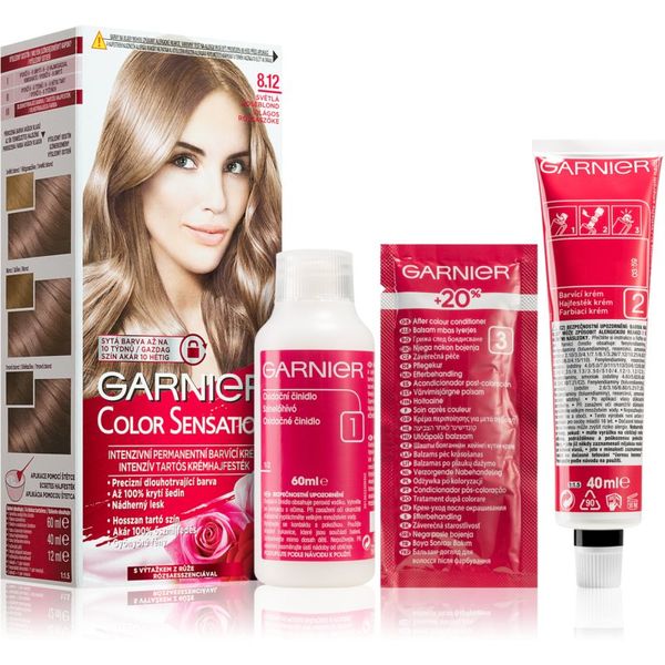 Garnier Garnier Color Sensation boja za kosu nijansa 8.12 Light Roseblonde