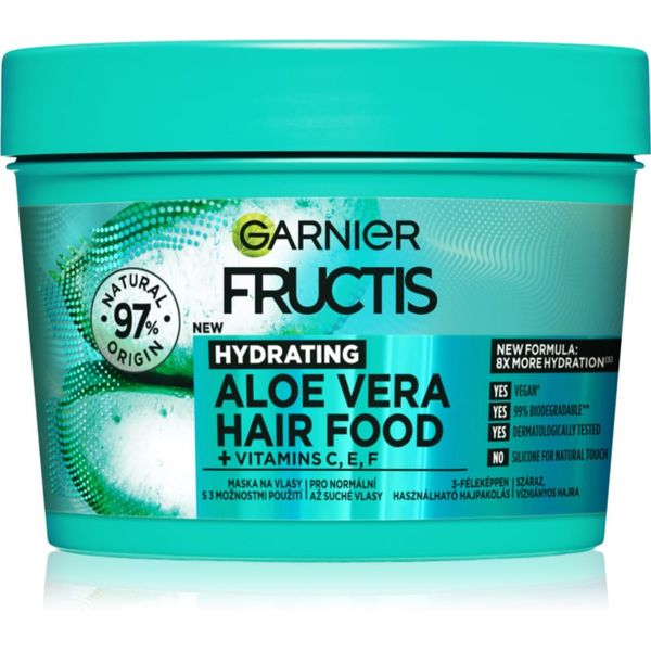 Garnier Garnier Fructis Aloe Vera Hair Food hidratantna maska za normalnu i suhu kosu 400 ml
