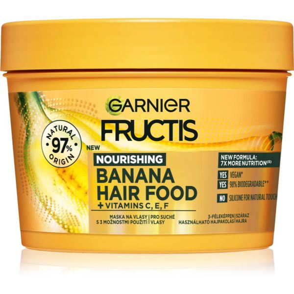 Garnier Garnier Fructis Banana Hair Food hranjiva maska za suhu kosu 390 ml